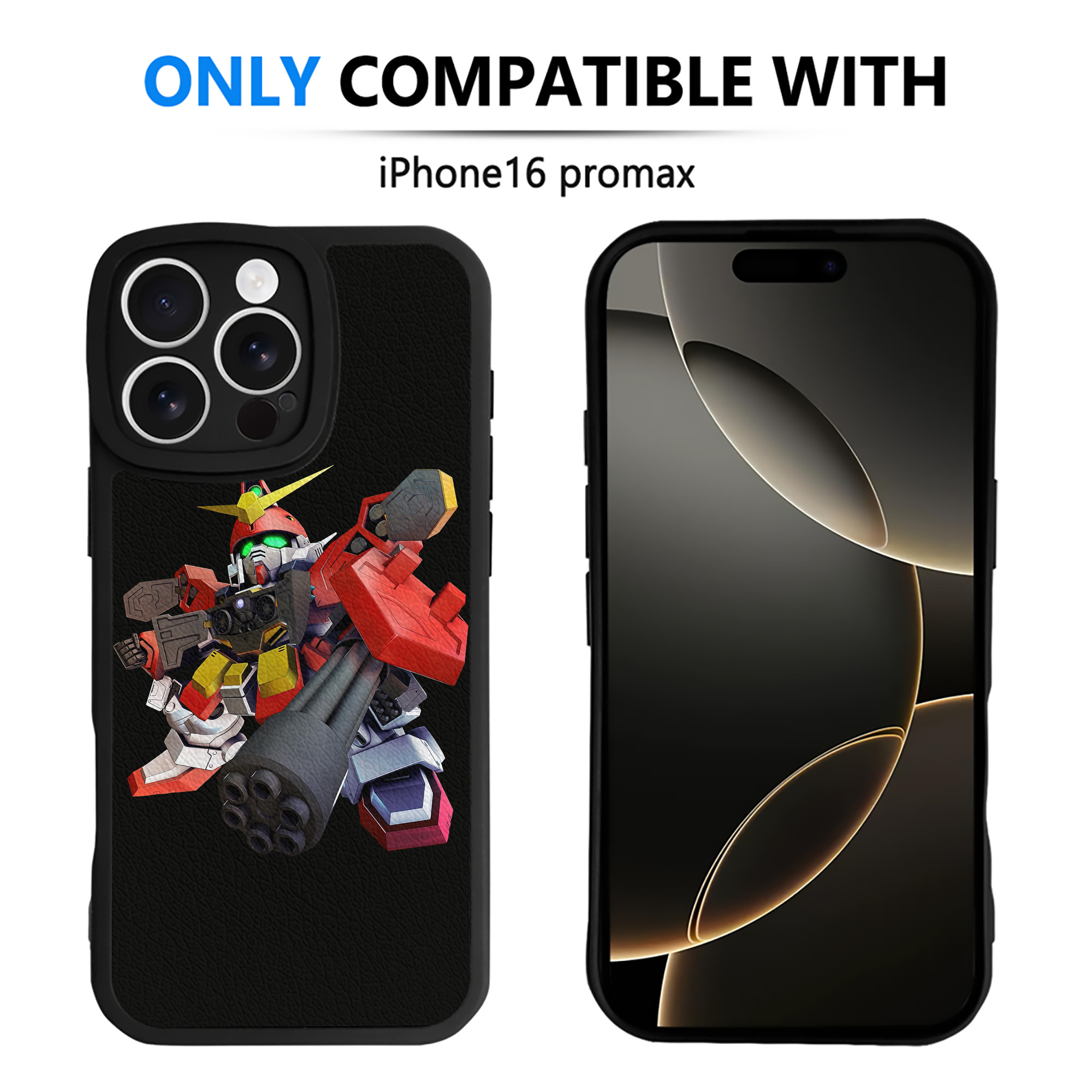 （画像用） 機動戦士ガンダム Mobile Suit Gundam 【iPhone 16シリーズ対応】シリコンスマホケース（レザー調） 材質：シリコン